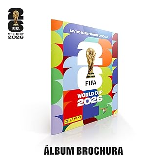 Kit 101 com Álbum Brochura FIFA World Cup 2026